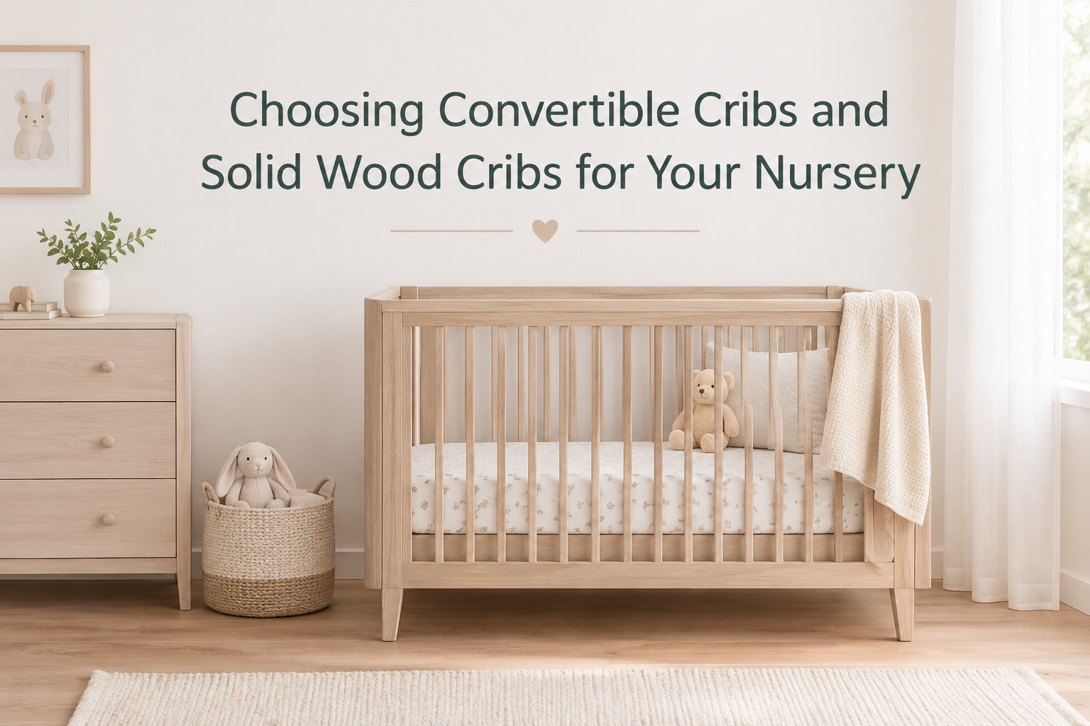 Choosing Convertible Cribs and Solid Wood Cribs for Your Nursery