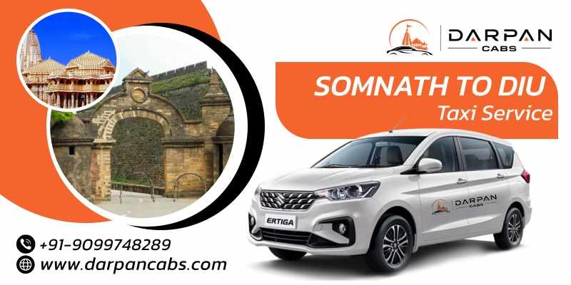 Somnath to Diu Taxi Service for Family, Friends, and Solo Travelers