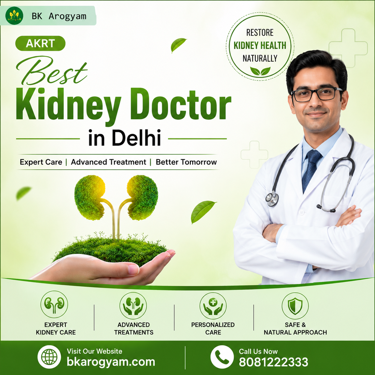 Best Kidney Doctor in Delhi Expert Renal Care BK Arogyam & Research Pvt Ltd