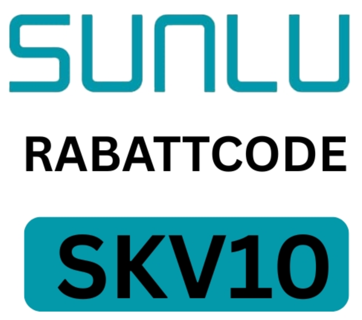 Sunlu Rabattcode "SKV10" – Erhalten Sie 10% Rabatt auf alle 3D-Druckfilamente & Zubehör