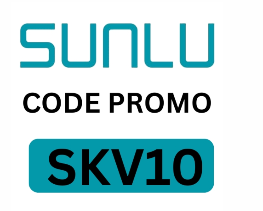Code Promo Sunlu "SKV10" – Obtenez 10% de Réduction sur Tous les Filaments d’Impression 3D et Accessoires