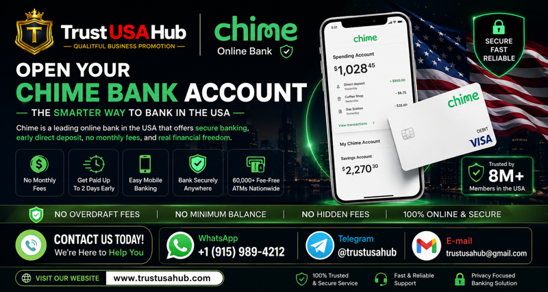 Where to Get Verified Chime Bank Accounts for Business Use