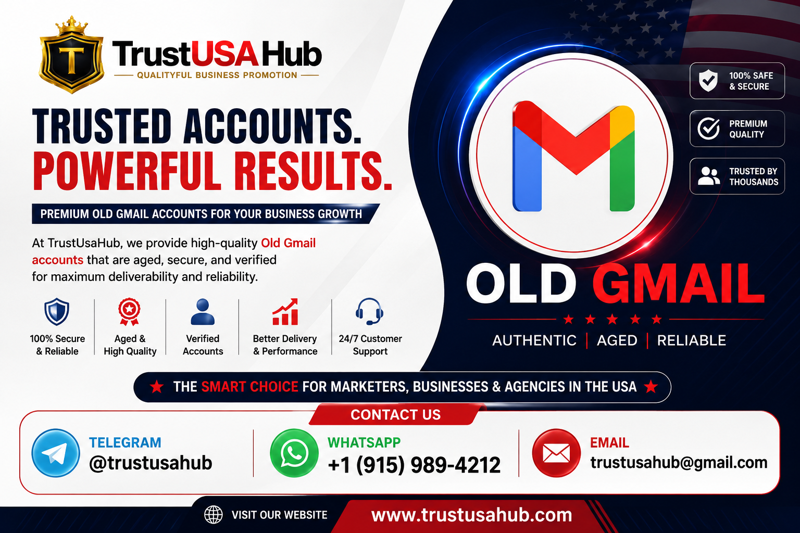 Top 5 Sites to Buy Old Gmail Accounts In (PVA & Aged)