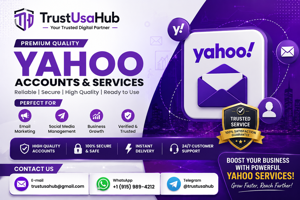 Premium Yahoo Accounts for Business Marketing In USA