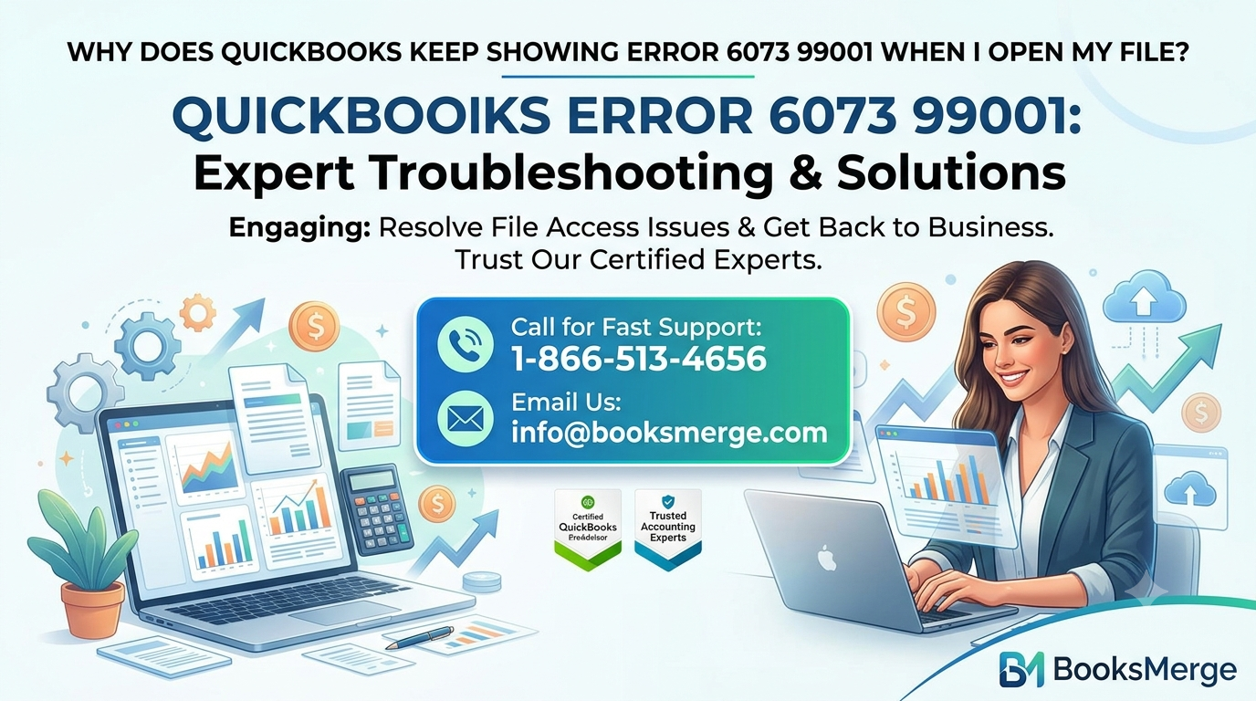 Why Does QuickBooks Keep Showing Error 6073 99001 When I Open My File?