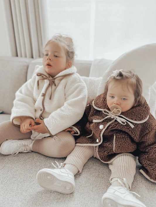 Cozy Faux Sheepskin Jacket - Cream