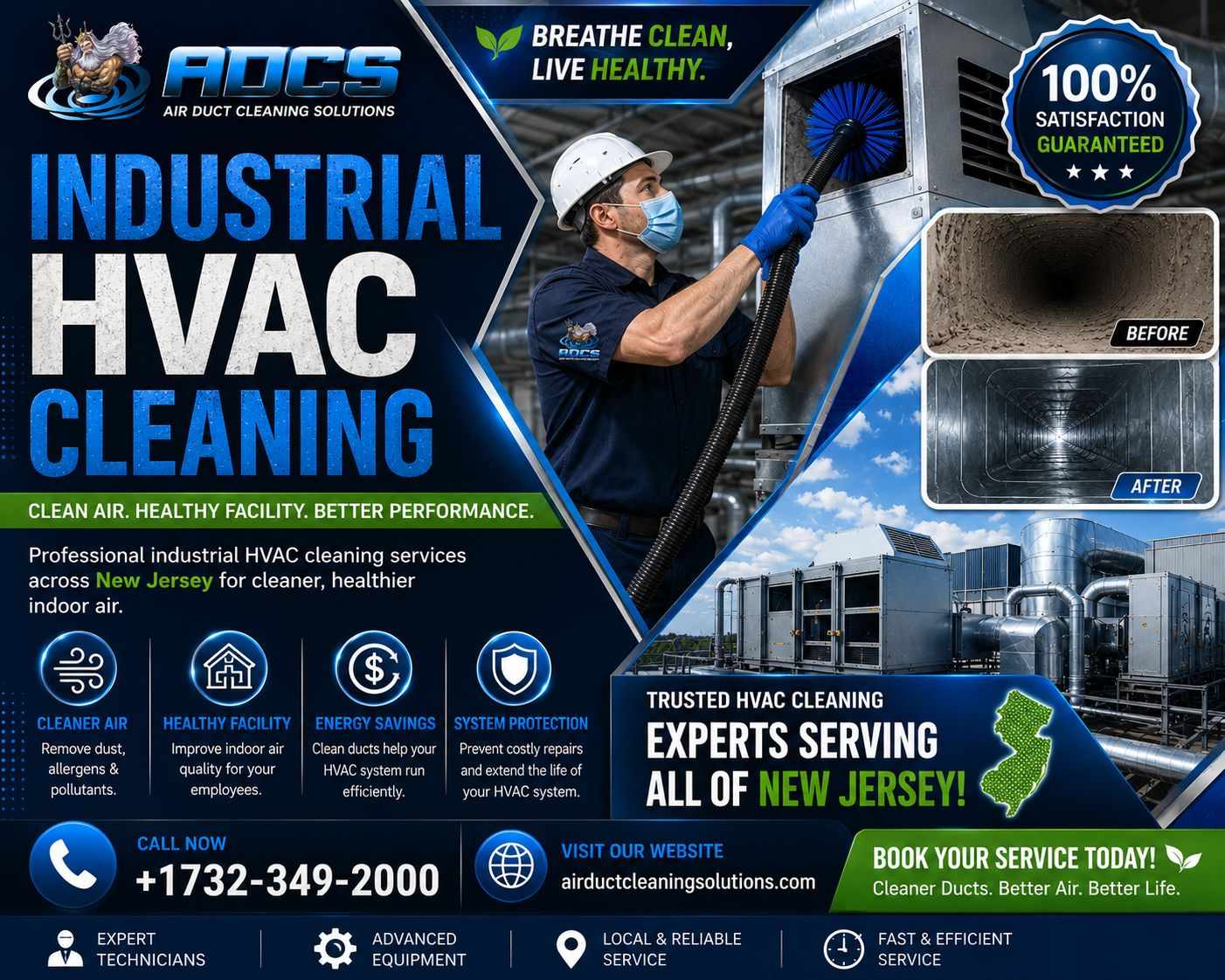 How Industrial HVAC Cleaning Supports Long-Term HVAC Performance