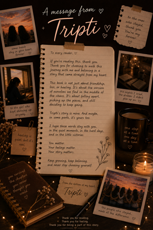 A MESSAGE FROM TRIPTI