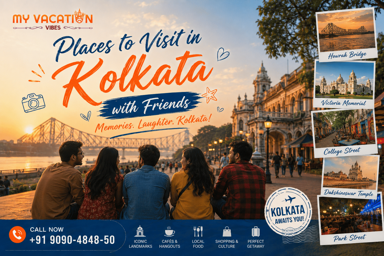 Places to Visit in Kolkata with Friends: Discover Hidden Gems