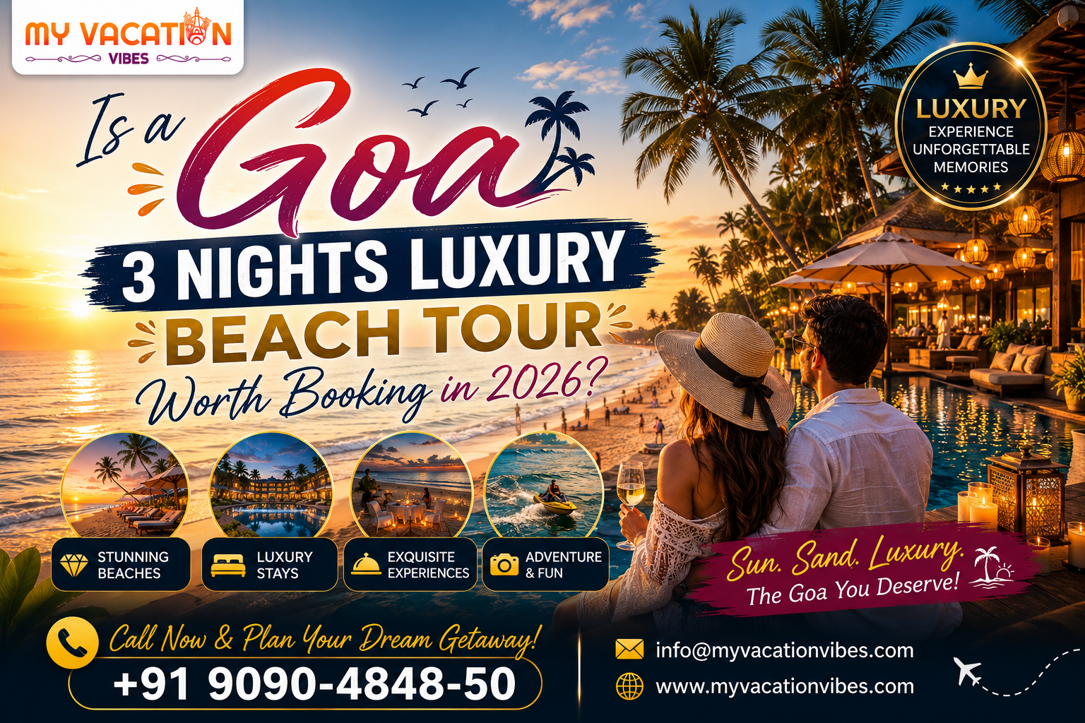 Is a Goa 3 Nights Luxury Beach Tour Worth Booking in 2026?