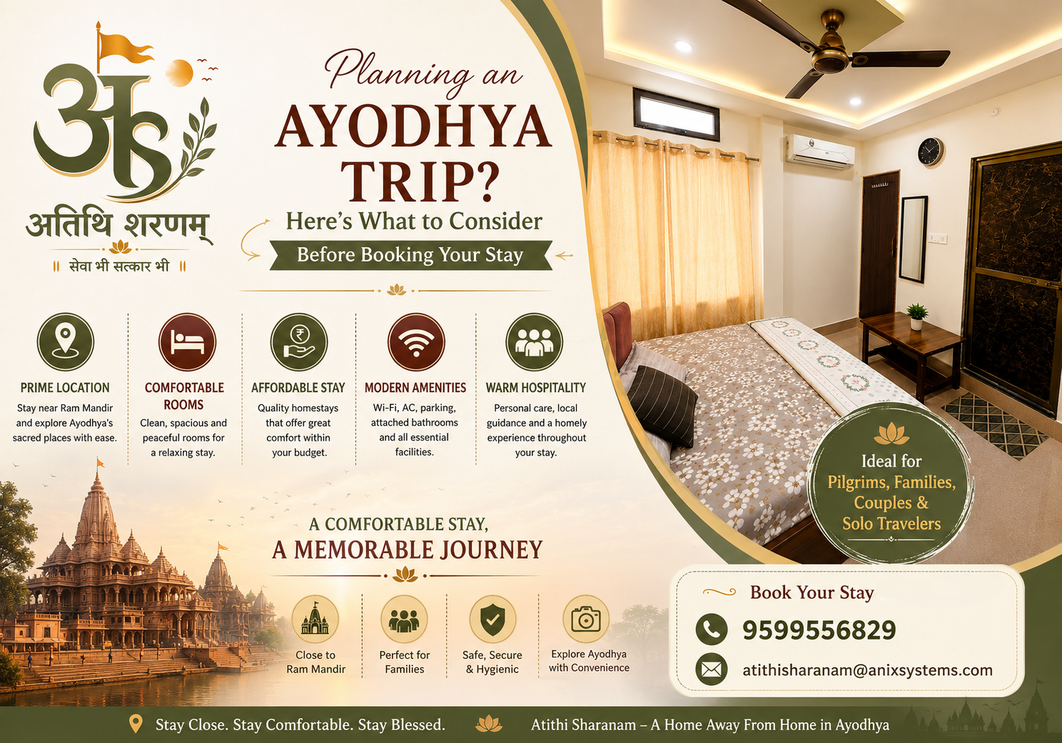 Planning an Ayodhya Trip? Here's What to Consider Before Booking Your Stay