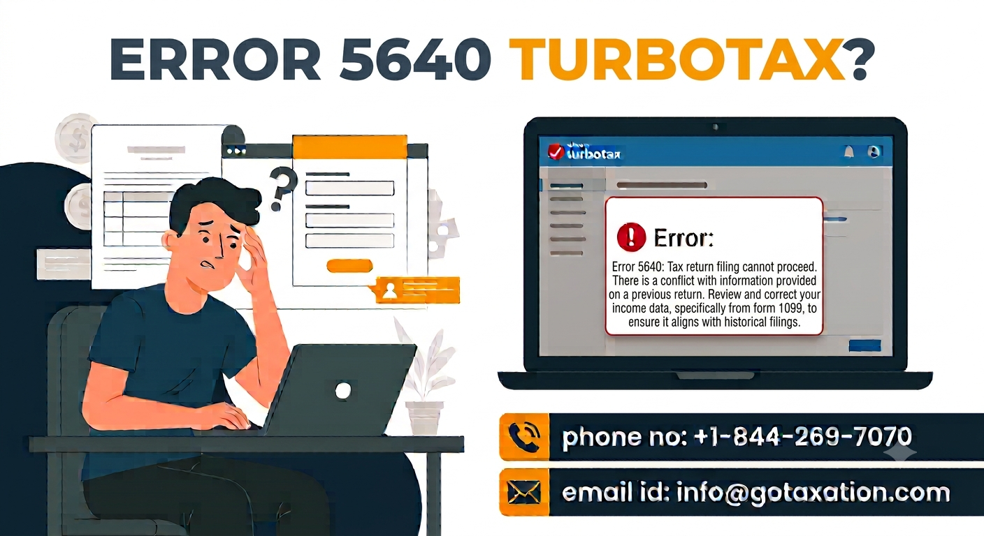 How Do I Repair TurboTax After Encountering Error 5640 TurboTax?