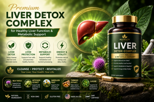 Liver Complex Supplement for Healthy Liver Function & Natural Antioxidant Defense