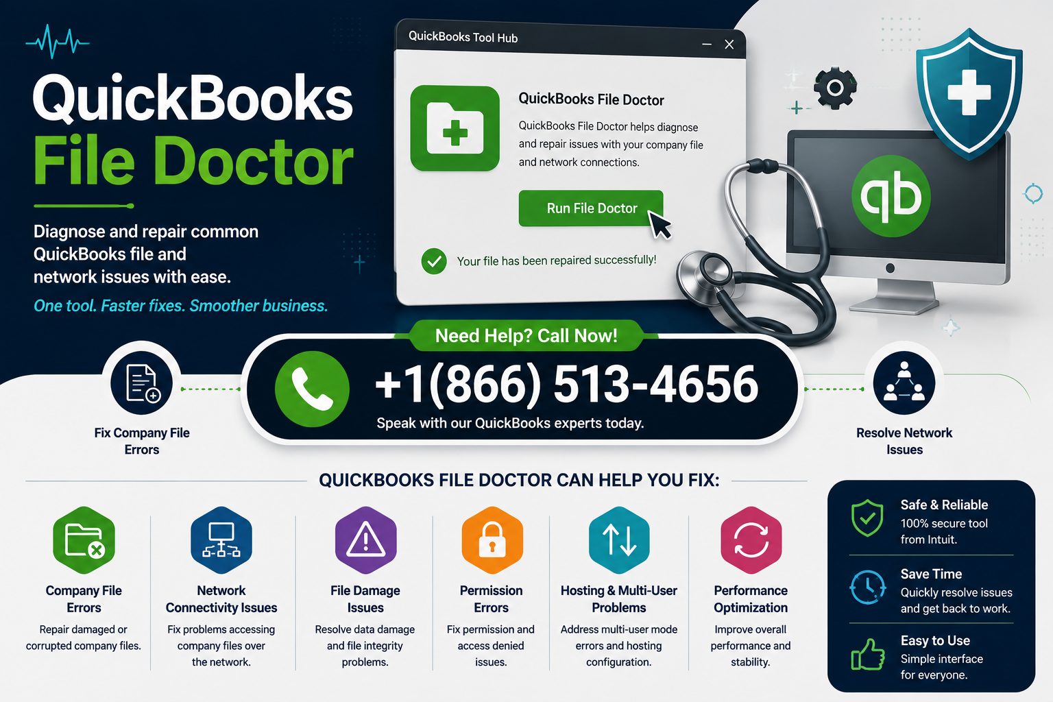 How Do I Use QuickBooks File Doctor to Repair a Company File?