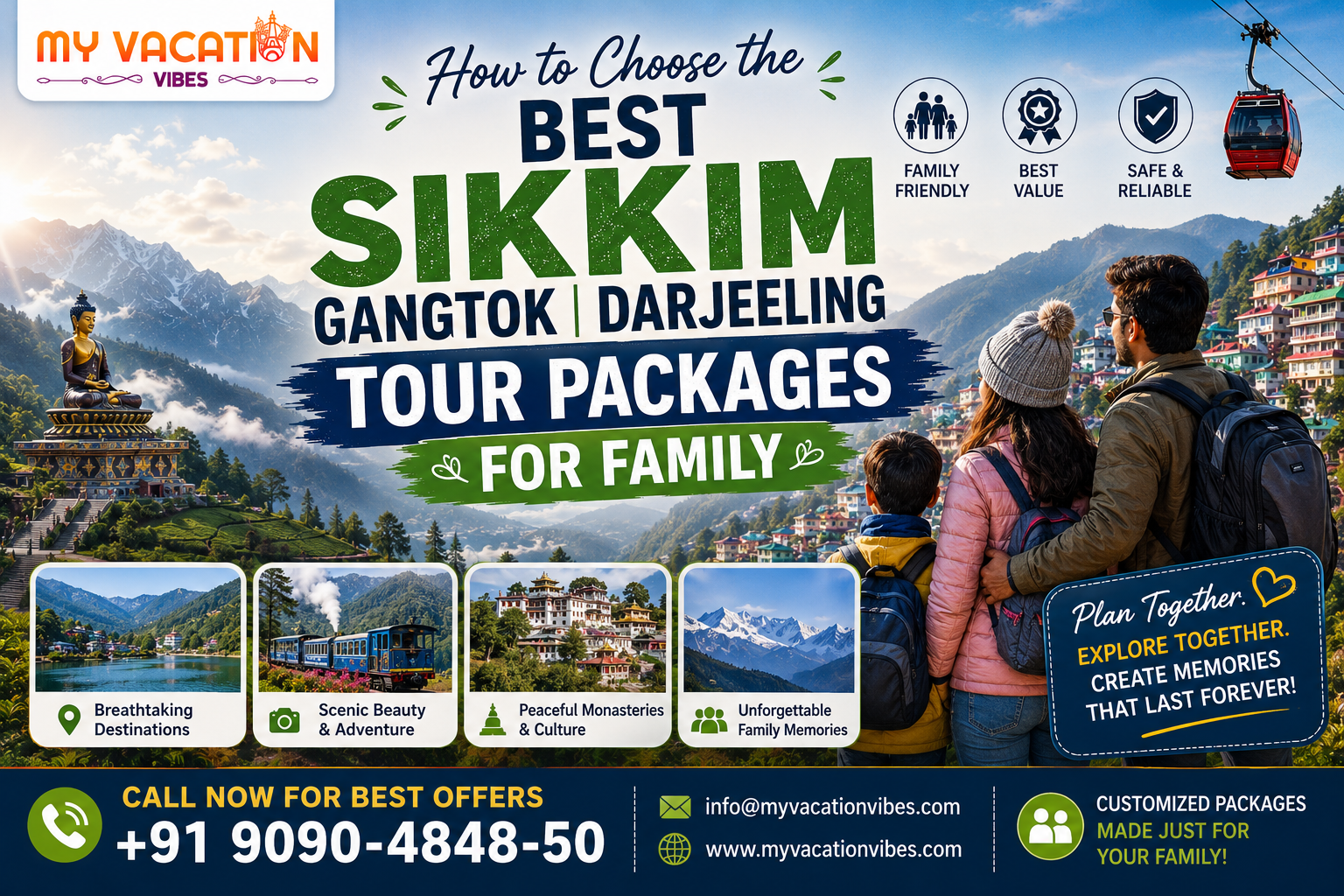 How to Choose the Best Sikkim Gangtok Darjeeling Tour Packages for Family