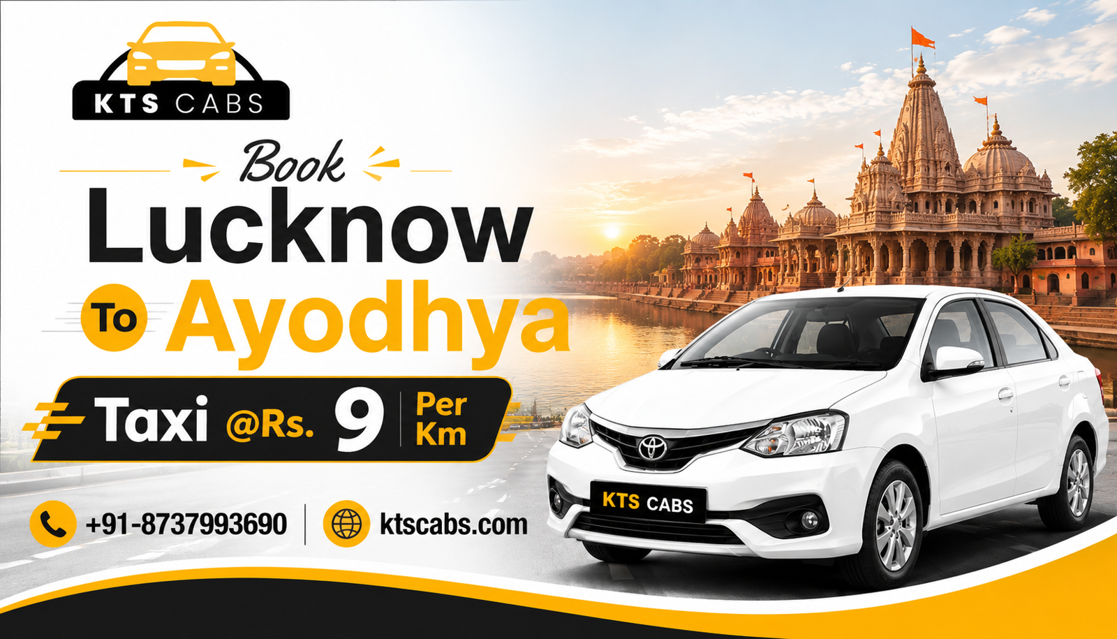 Lucknow to Ayodhya Taxi – Best Route, Estimated Fare, and Travel Information