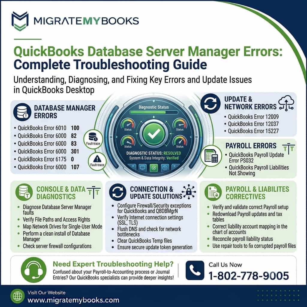 QuickBooks Database Server Manager Errors: Complete Troubleshooting Guide