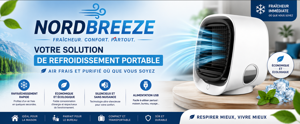 ❄️NordBreeze Avis 2026 : Le Rafraîchisseur d’Air Portable Qui Révolutionne Votre Confort Cet Été❄️