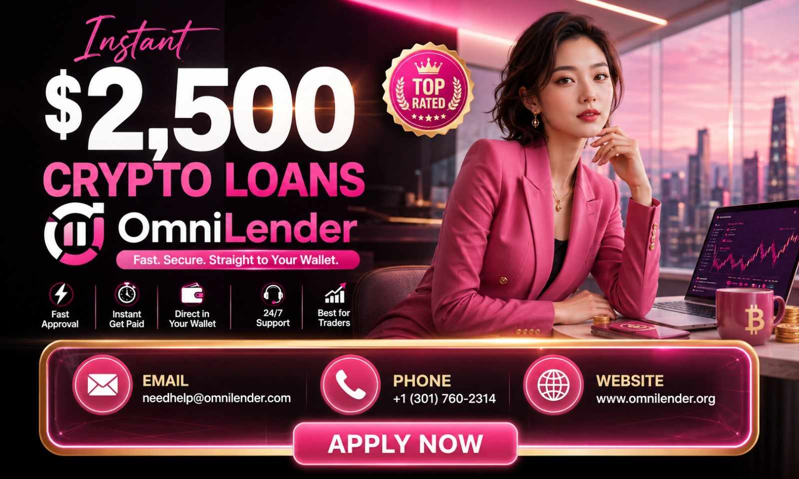Best Interest Rates Online for a Quick $2.500 Crypto Loan