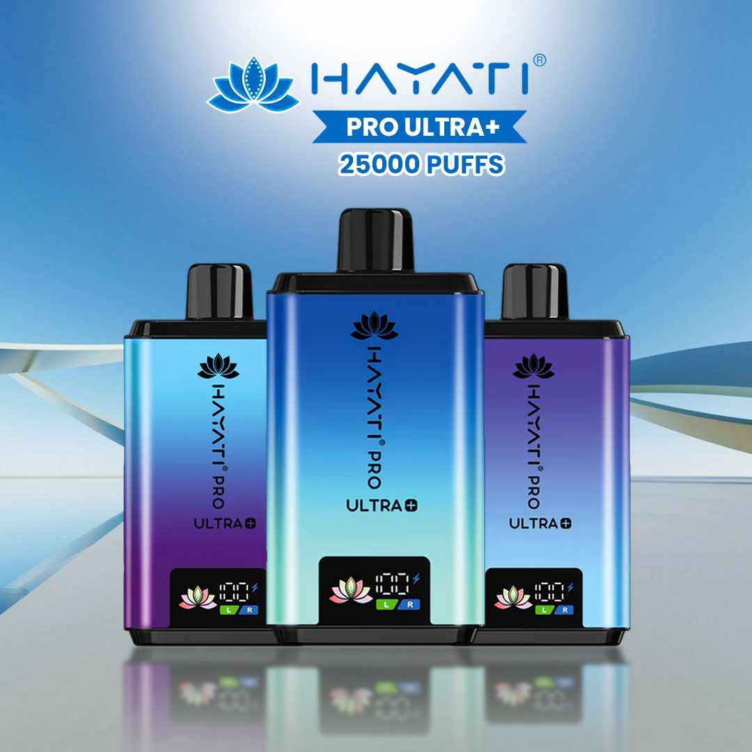 Hayati Pro Ultra Plus 25k Puffs Prefilled Vape Kit – Maximum Usage with Zero Effort