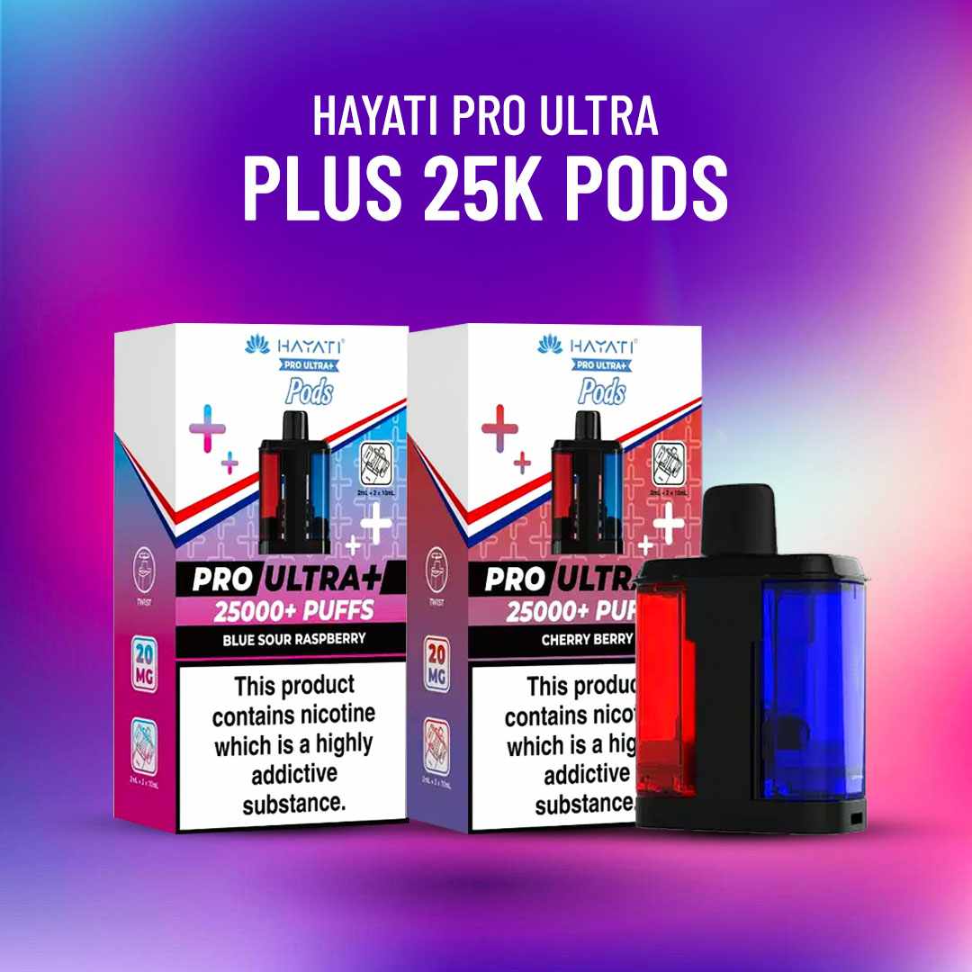 Hayati Pro Ultra Plus 25k Pods – Reliable Pods for Long Usage Sessions