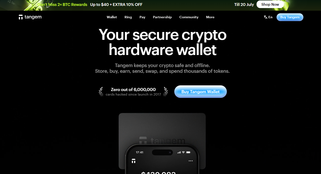 Tangem® Wallet | The #1 Hardware Crypto Wallet - Tangem
