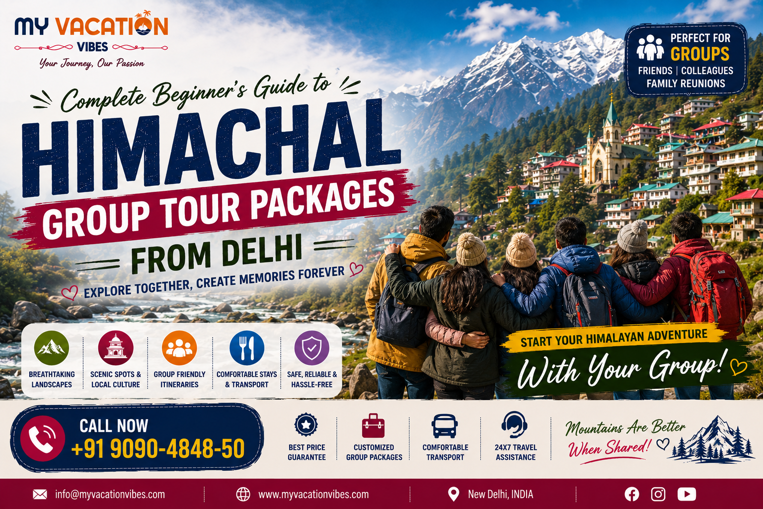 Complete Beginner’s Guide to Himachal Group Tour Packages from Delhi