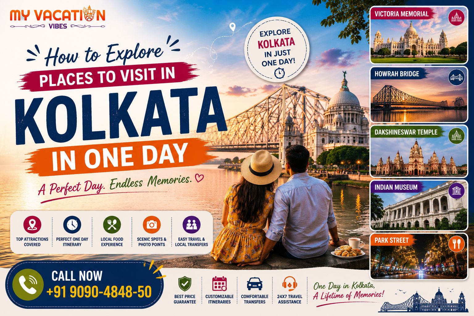 How to Explore Places to Visit in Kolkata in One Day