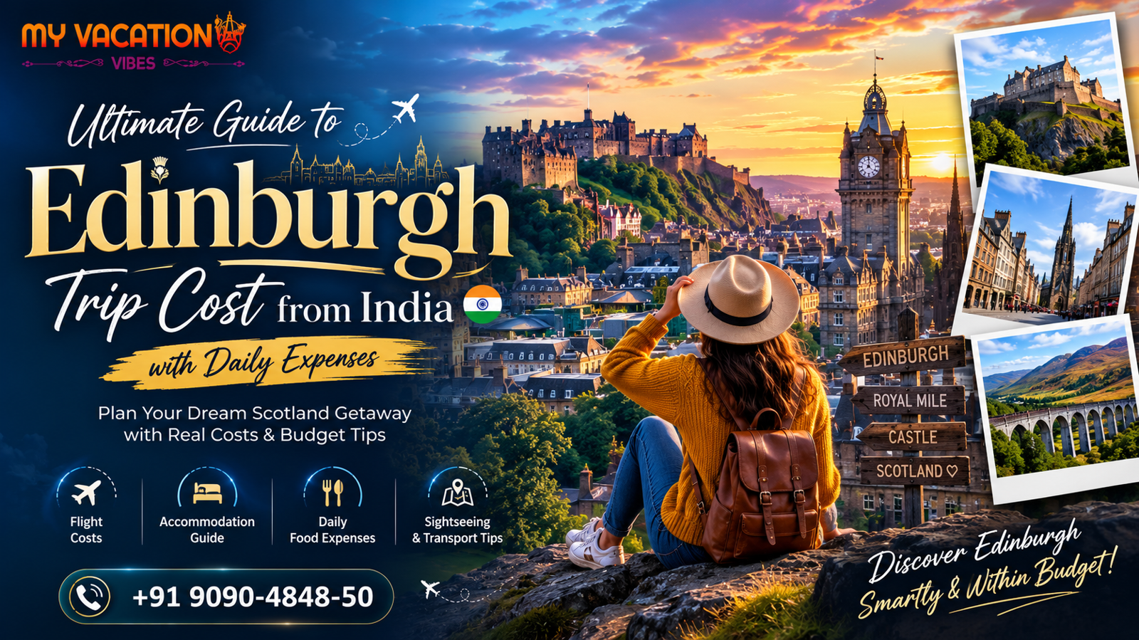 Ultimate Guide to Edinburgh Trip Cost from India with Daily Expenses