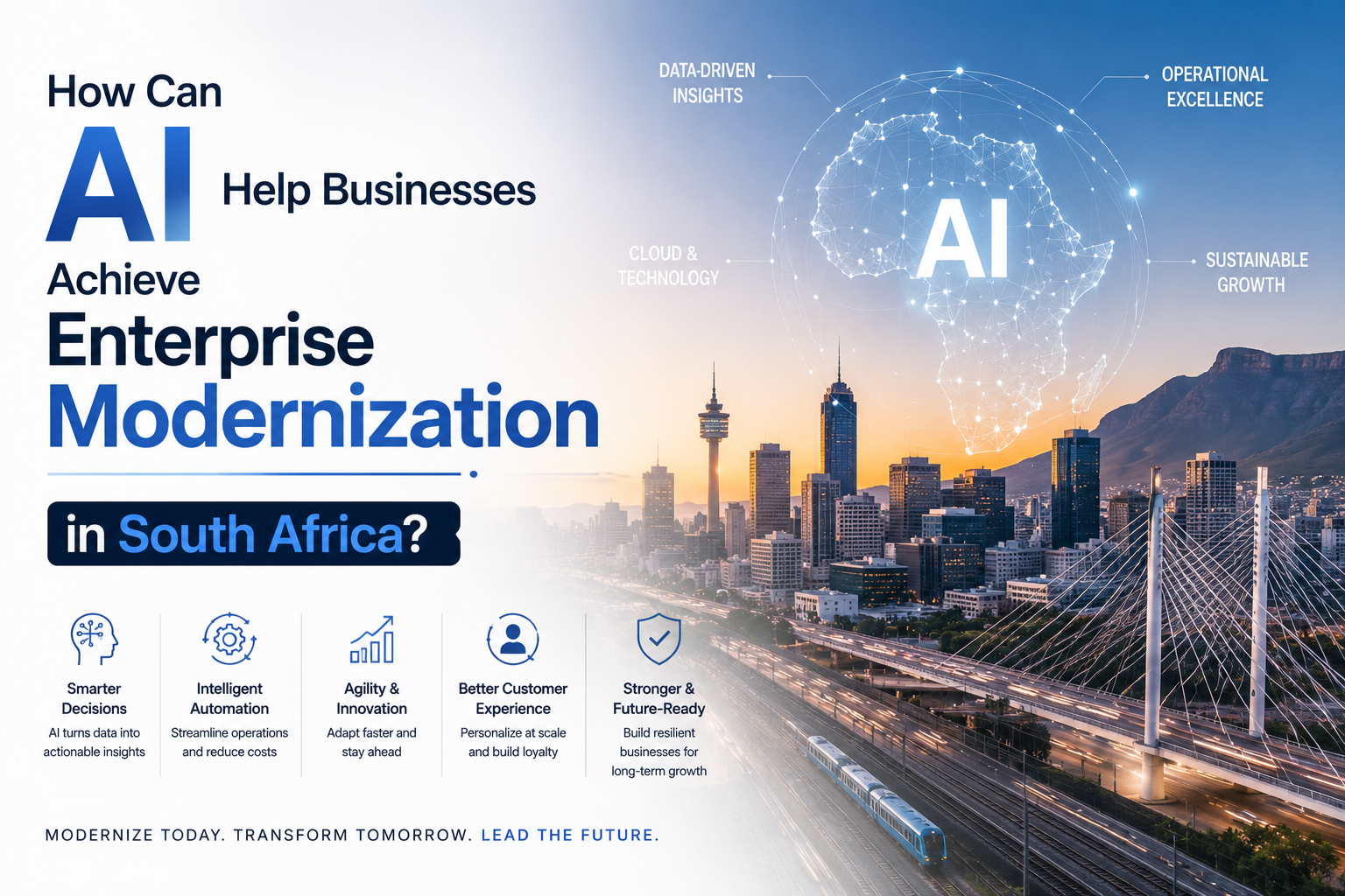 How Can AI Help Businesses Achieve Enterprise Modernization in South Africa?