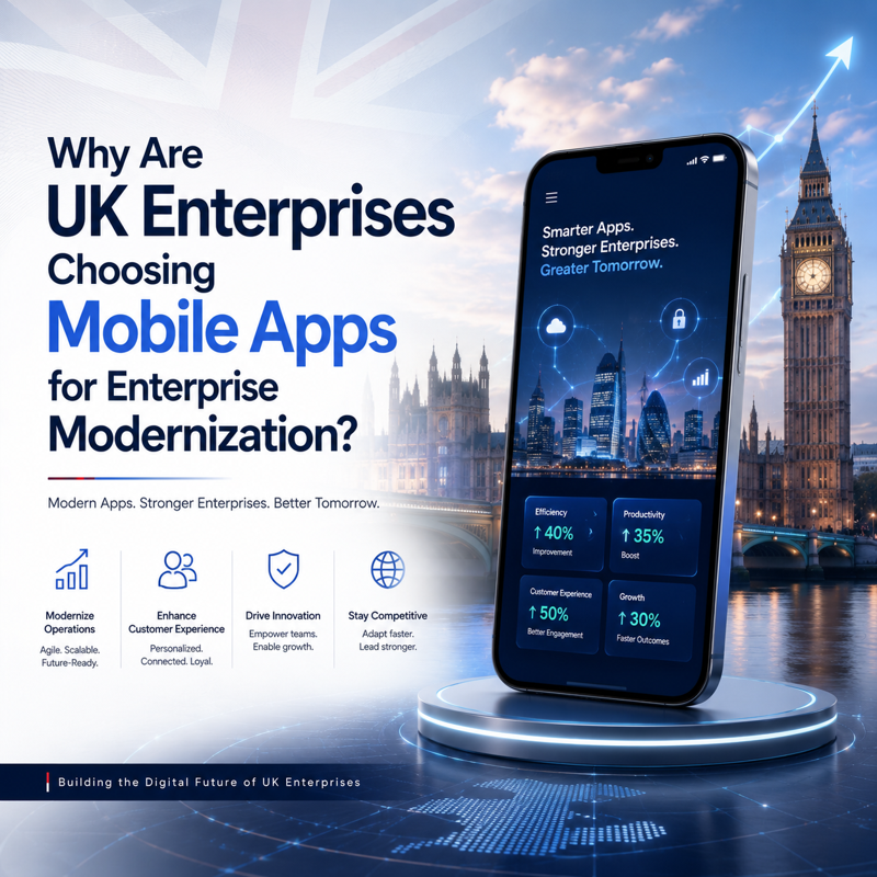 Why Are UK Enterprises Choosing Mobile Apps for Enterprise Modernization?