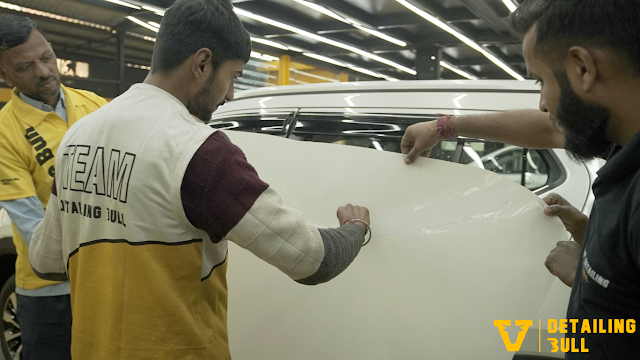 Book an appointment with Detailing Bull for paint protection film installation