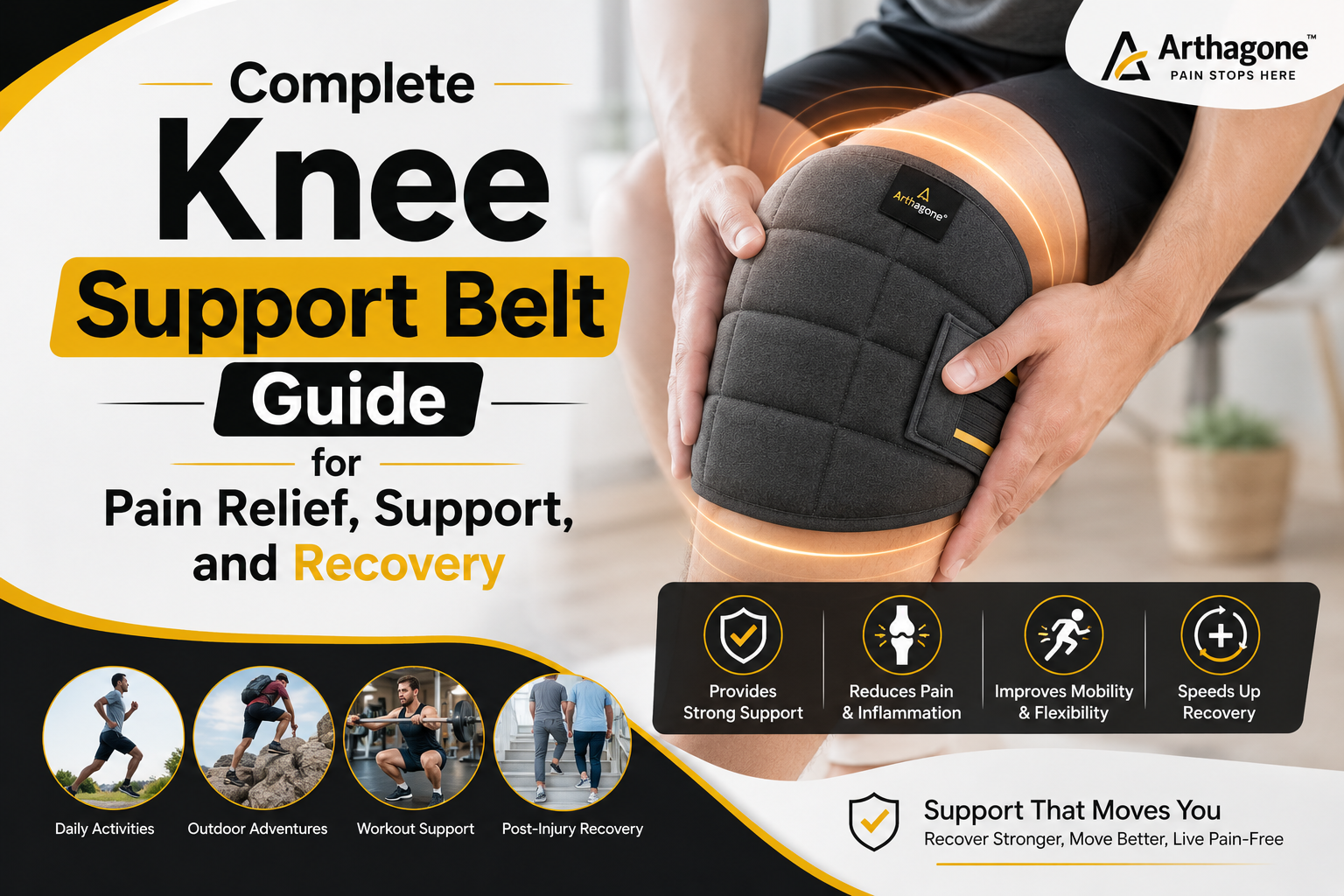 Complete Knee Support Belt Guide for Pain Relief, Support, and Recovery