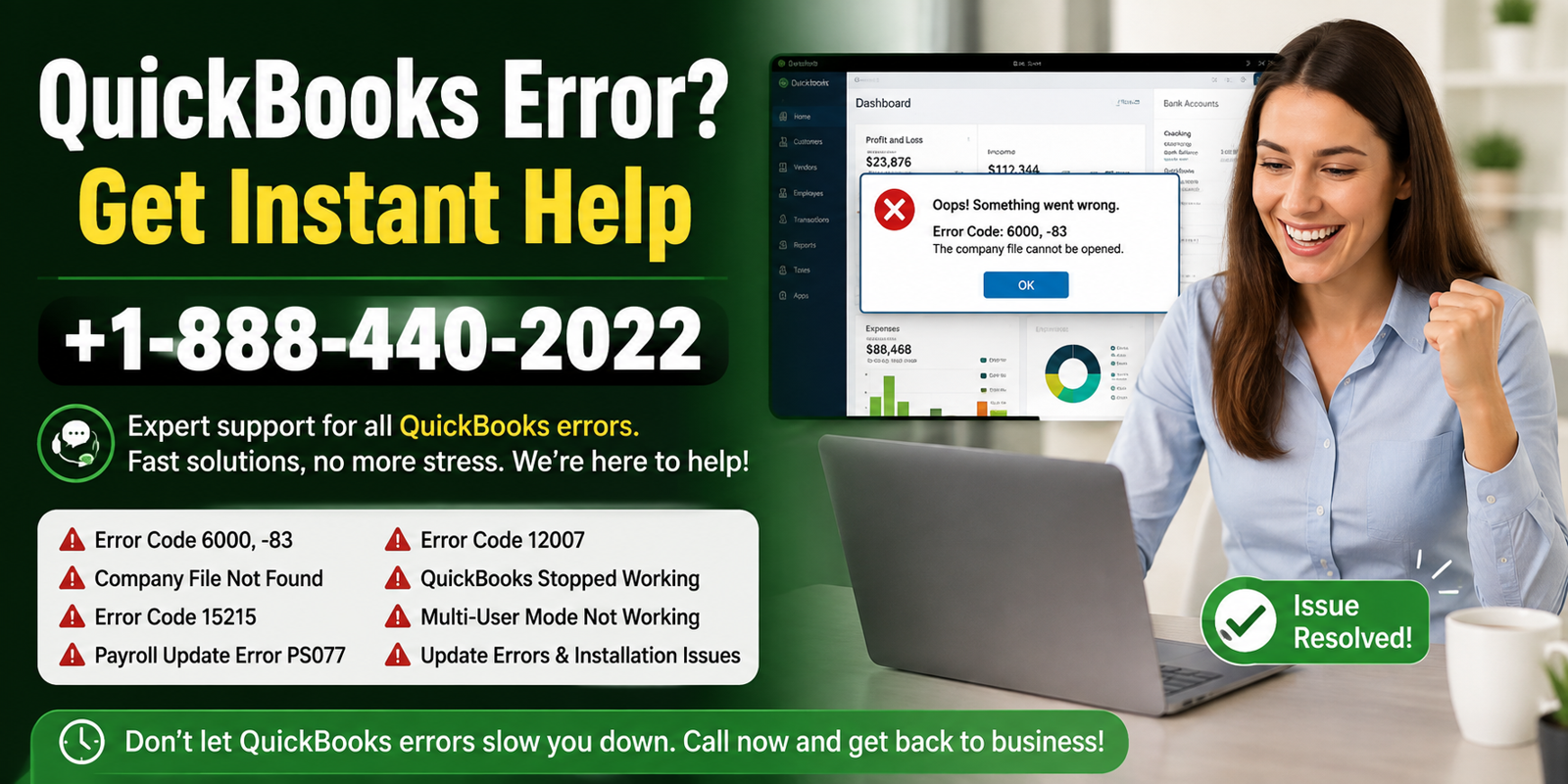 What Causes QuickBooks Error 12029 and How Can I Resolve the Connection Problem?