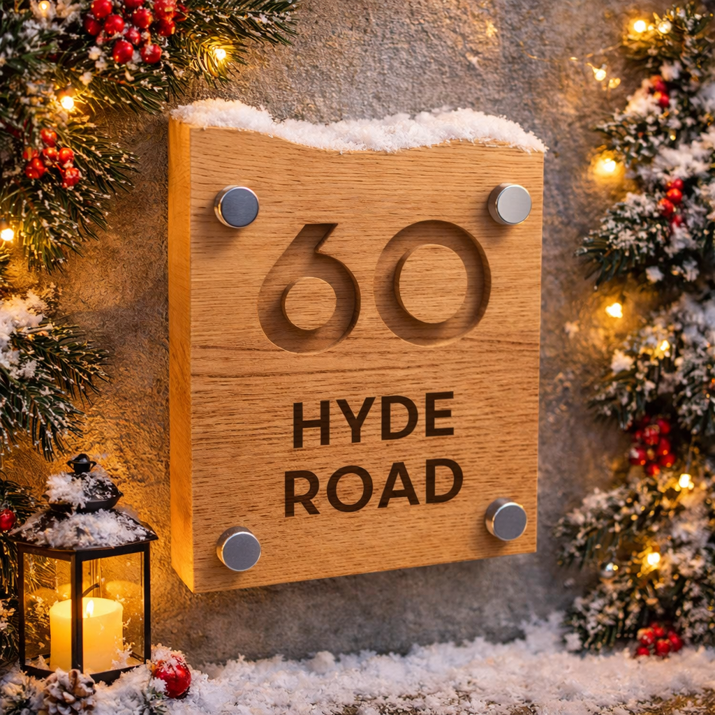 Handcrafted Personalized House Sign That Makes Your Home Stand Out