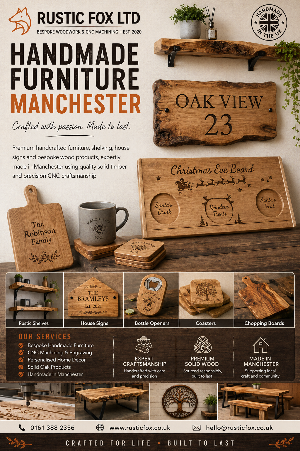 Handmade Furniture Manchester | Bespoke Wooden Furniture