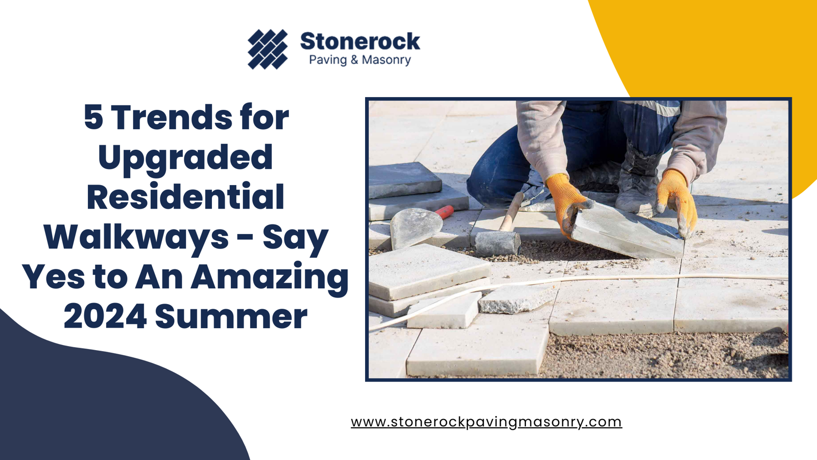 5 Trends for Upgraded Residential Walkways - Say Yes to An Amazing 2024 Summer