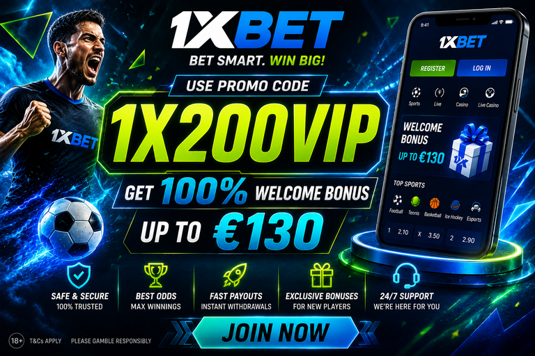 1xBet Latest Promo Code 2027: 1X200VIP – Official