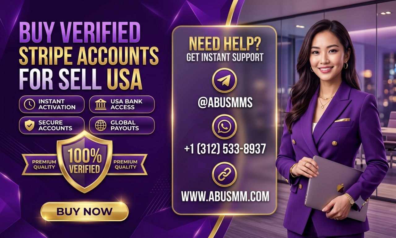 Verified Stripe Accounts for E-commerce Businesses