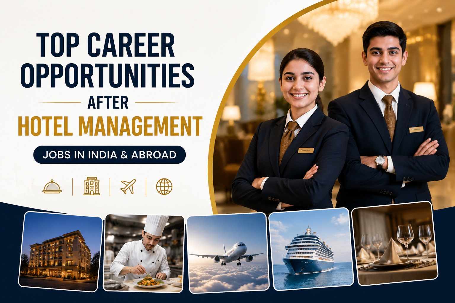 Top Career Opportunities After Hotel Management: Salary, Placements & Jobs in India and Abroad