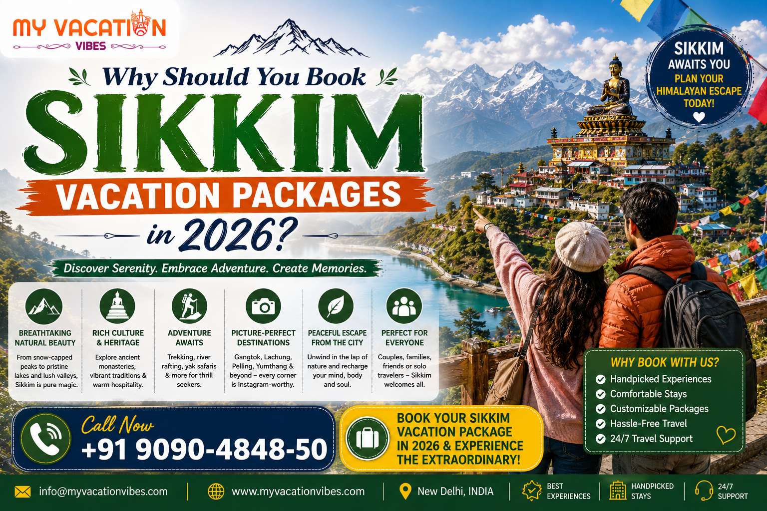 Why Should You Book Sikkim Vacation Packages in 2026?