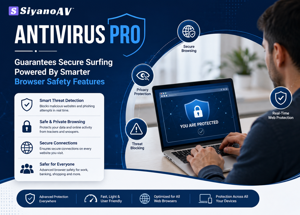 Antivirus Pro Guarantees Secure Surfing Powered By Smarter Browser Safety Feature