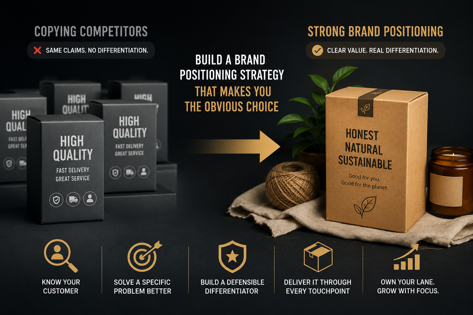 How to Build a Brand Positioning Strategy That Does Not Just Copy Competitors