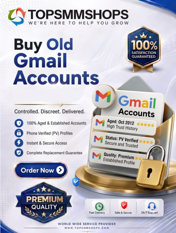 Buy Old Gmail Accounts - 100% USA,UK,CA Aged Gmail...