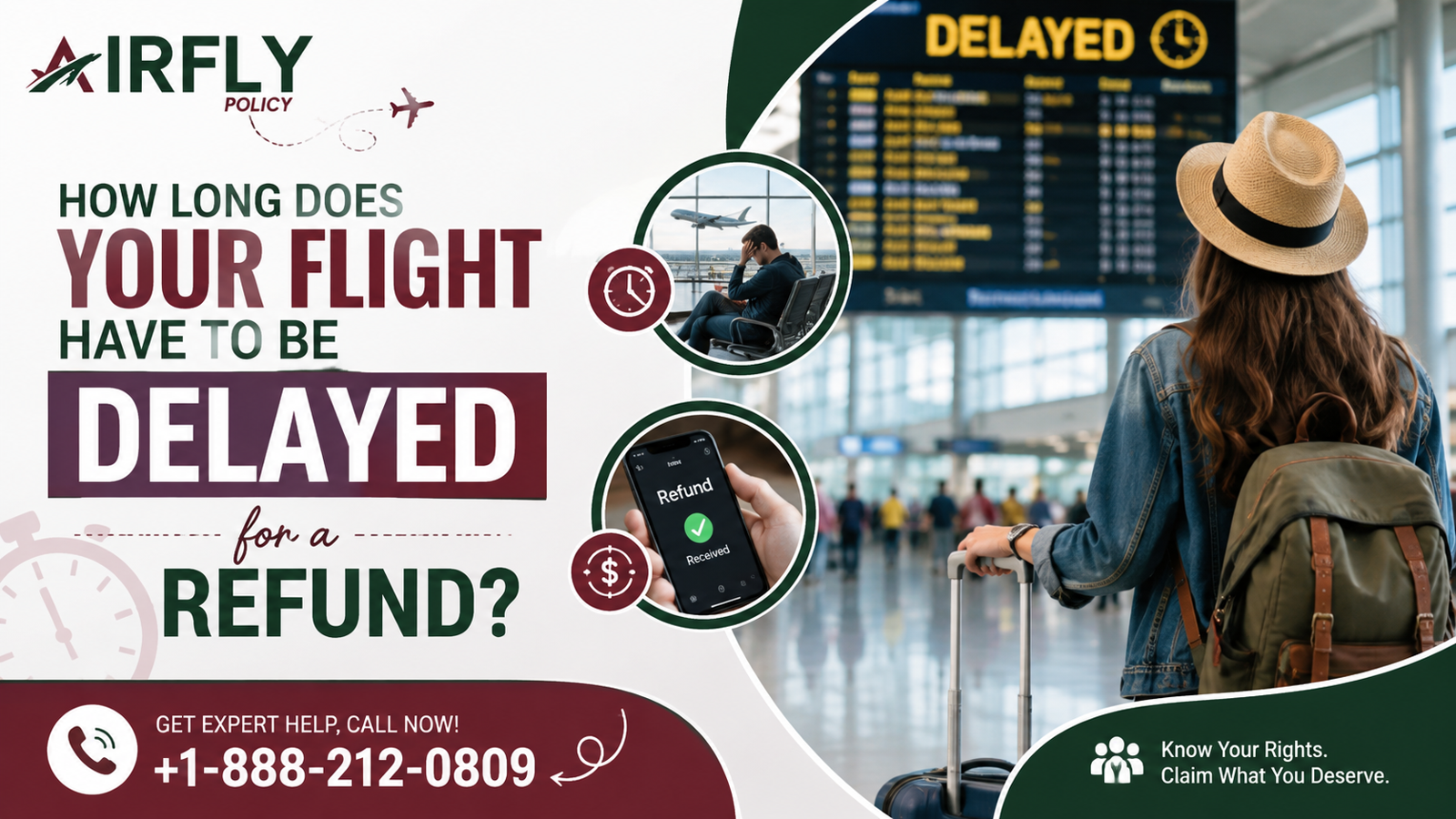 3 Hours Flight Delay Refund