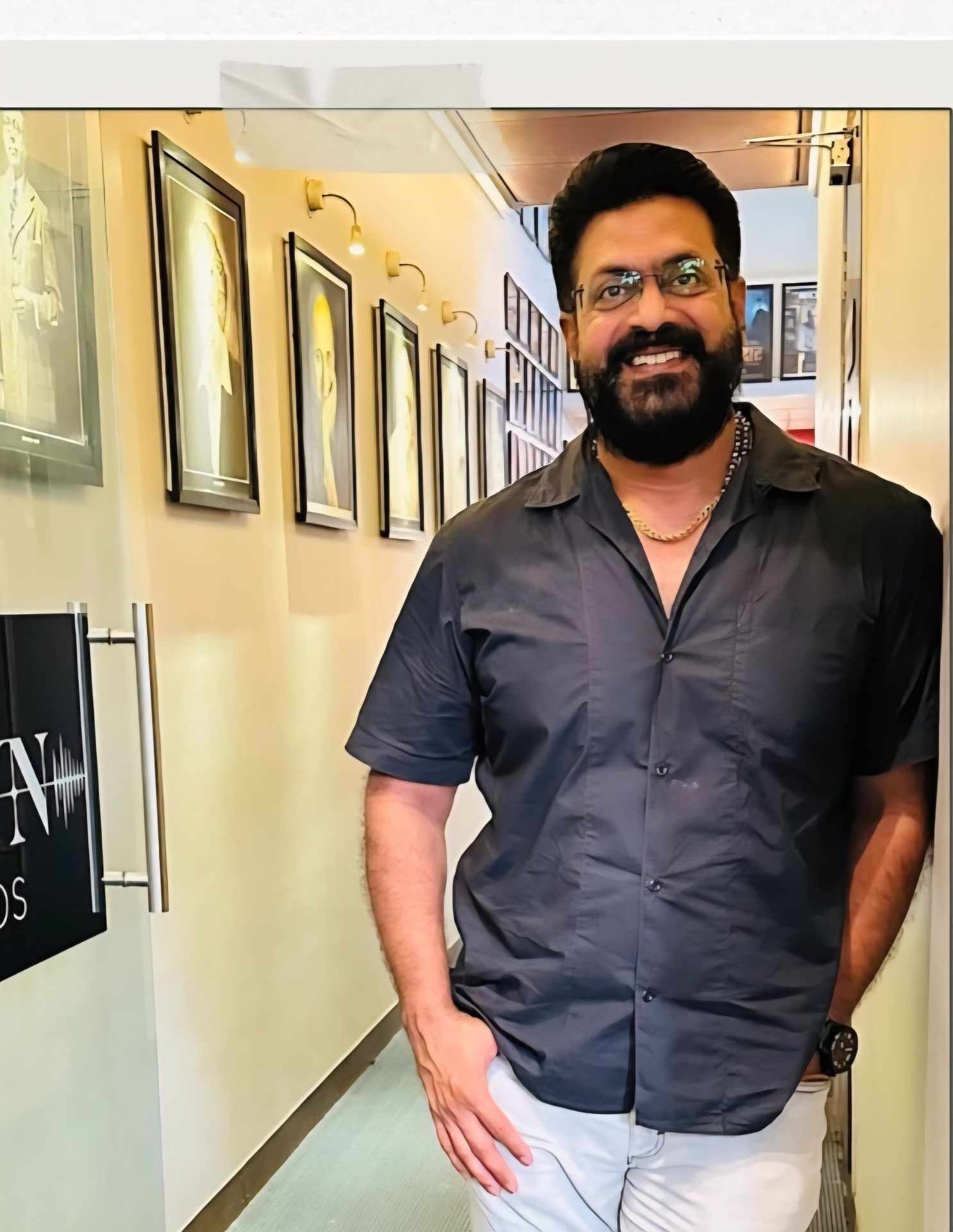 44- years- old, father of Sulochana and Personal Assistant of Raghvan, also working as a Manager in the company