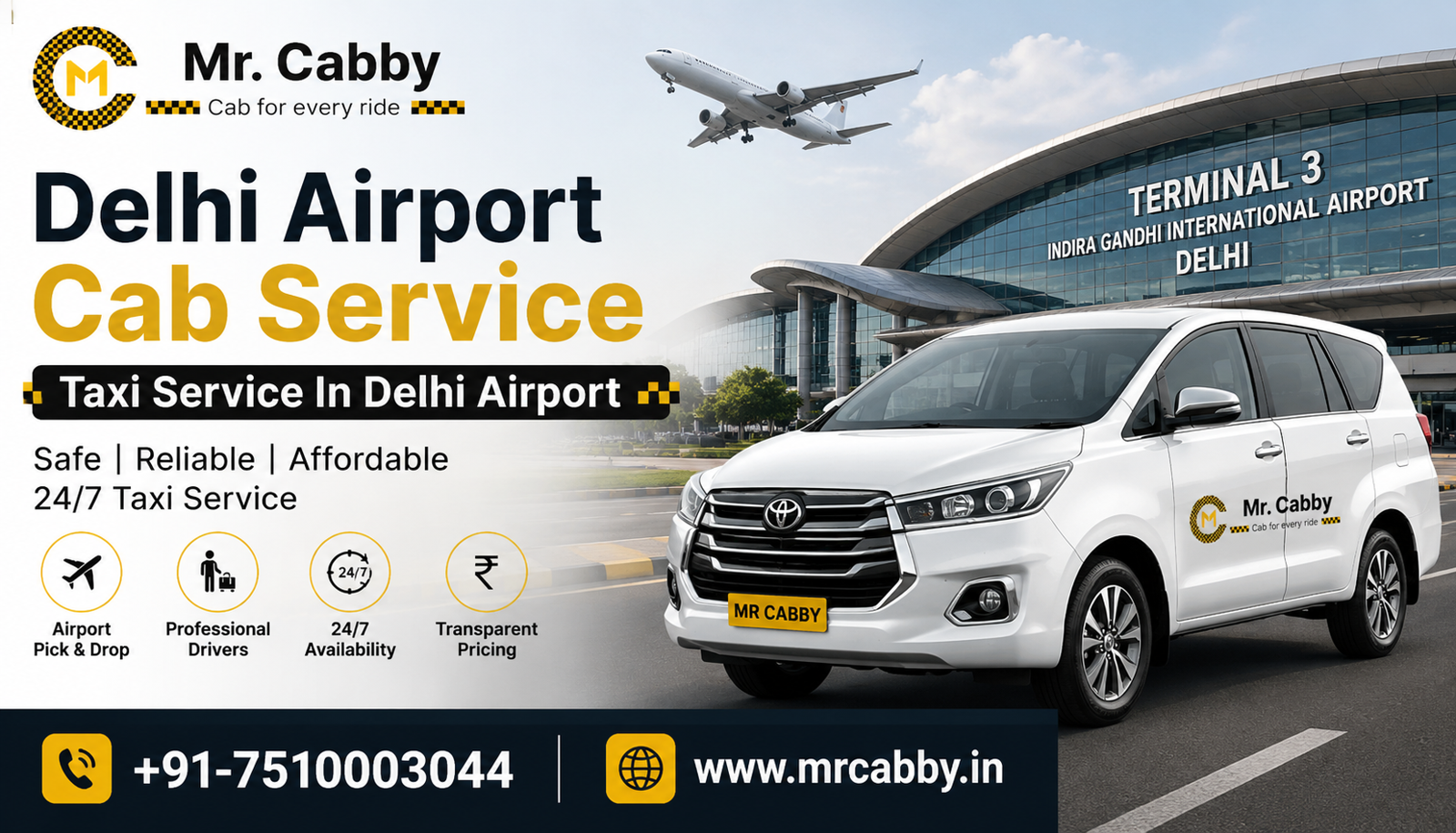 Delhi Airport Taxi Service: Best Cabs for Local & Outstation Trips