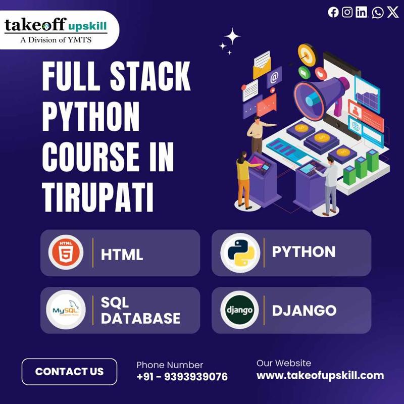 Full Stack Python Course in Tirupati with Certification & Placement