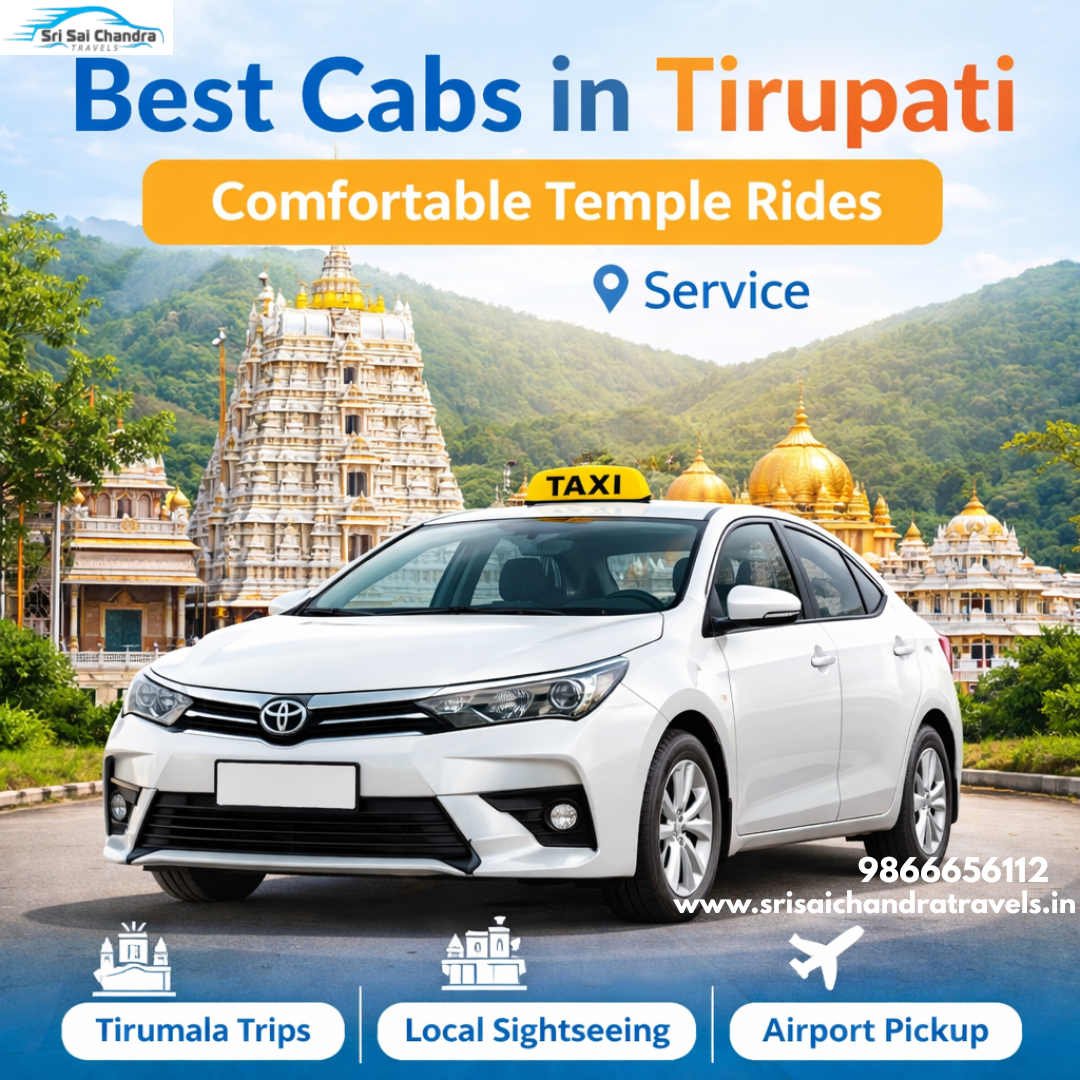 Best Cabs in Tirupati for Temple Travel – Comfortable Rides in 2026