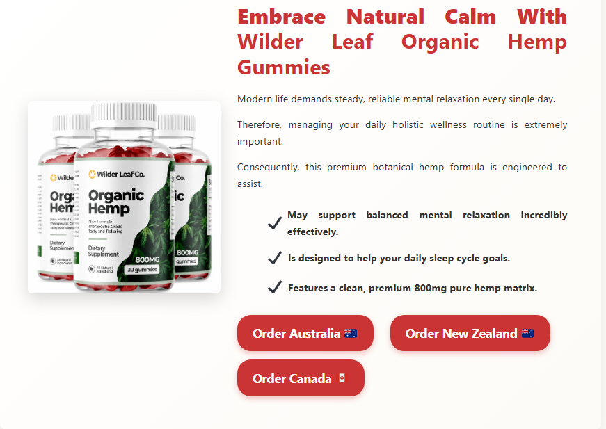 Wilder Leaf 800mg Gummies